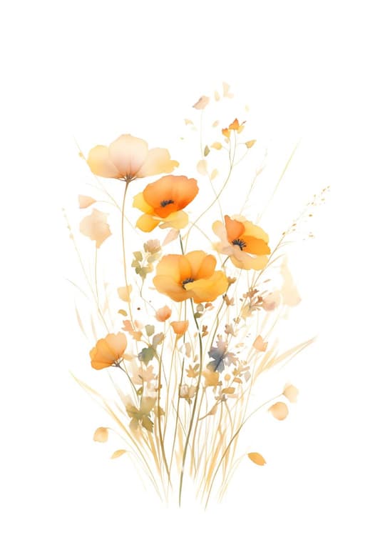 Golden Poppy Wildflowers