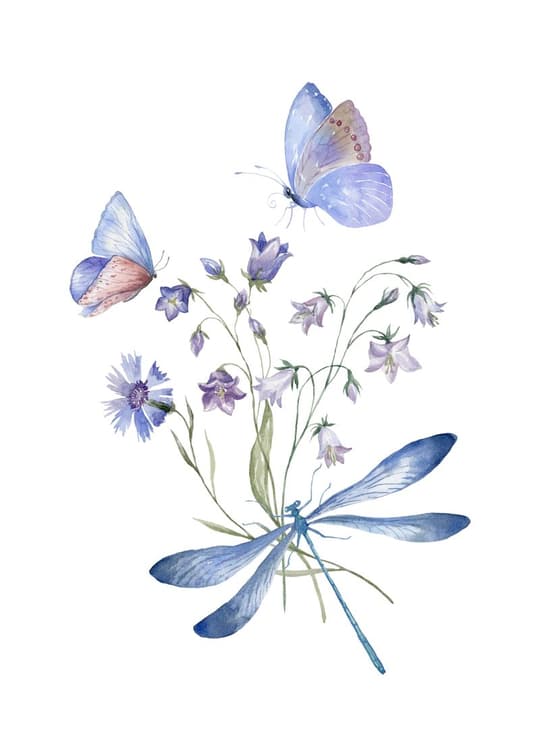 Butterflies & Dragonfly Garden