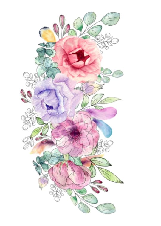 Floral Watercolor Bouquet