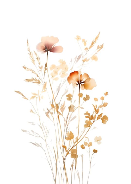 Golden Wildflower Meadow