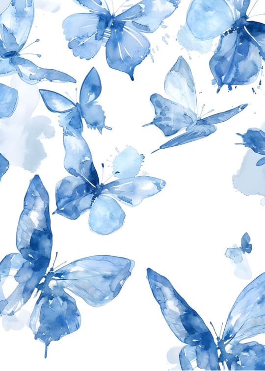 Blue Butterflies
