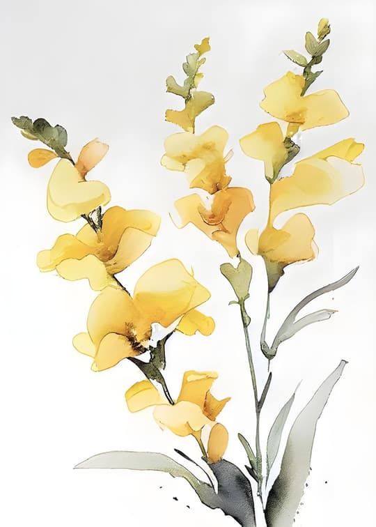 Yellow Snapdragons