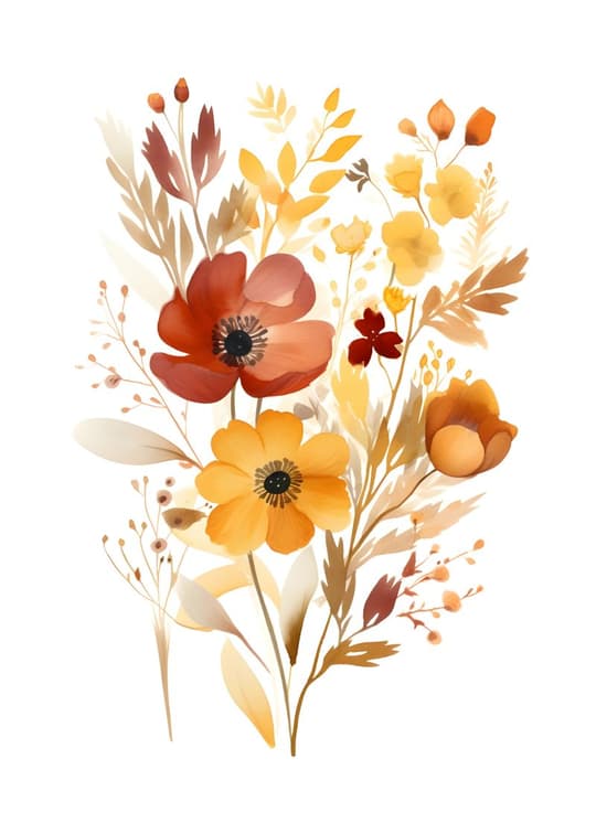 Autumn Wildflower Bouquet