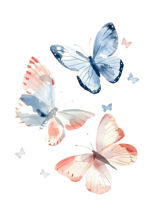 Watercolor Butterflies