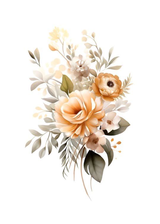 Autumn Peony Bouquet