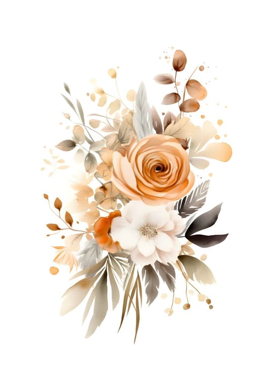 Autumn Rose Bouquet