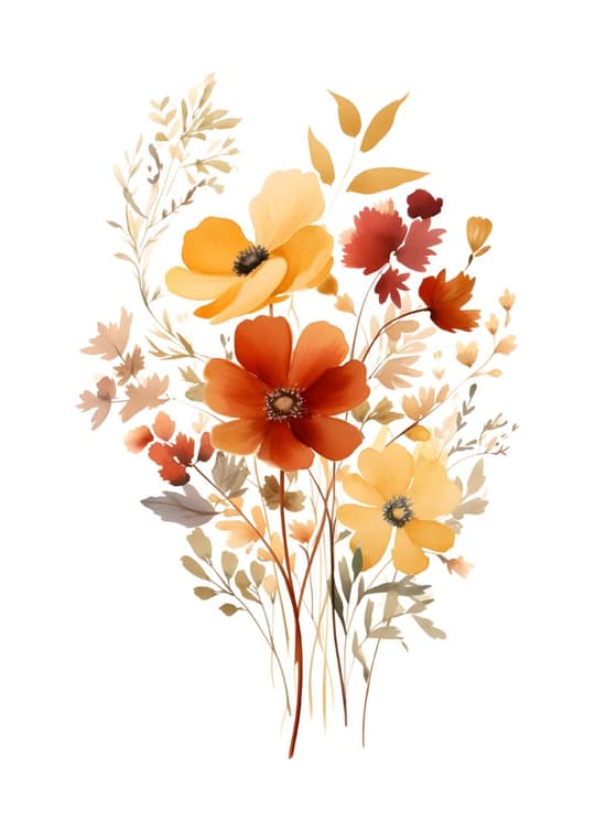 Autumn Wildflower Bouquet