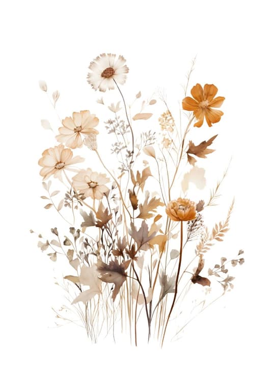 Wildflower Botanical Study