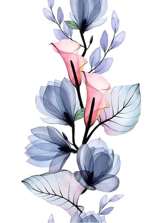 Ethereal Floral Branch