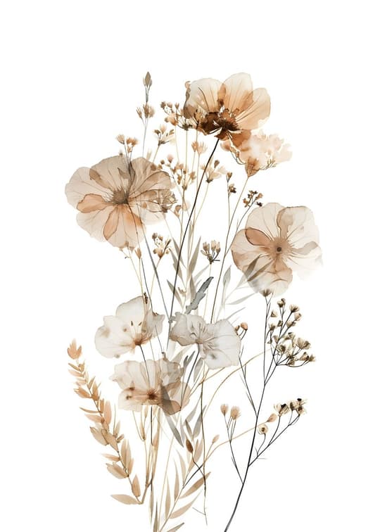 Dried Wildflower Arrangement