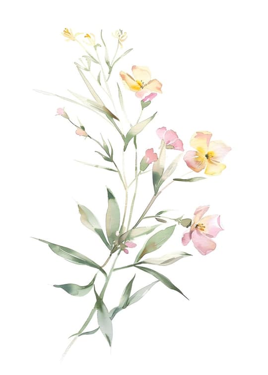 Delicate Wildflower Spray