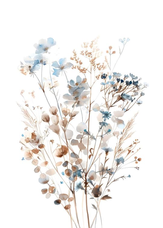 Pressed Wildflower Medley