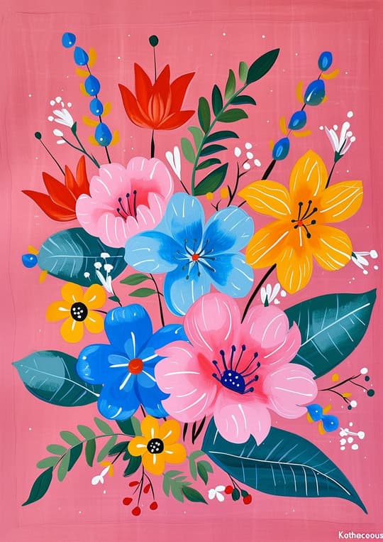 Vibrant Floral Bloom
