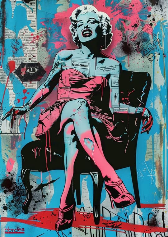 Iconic Pop Art Portrait