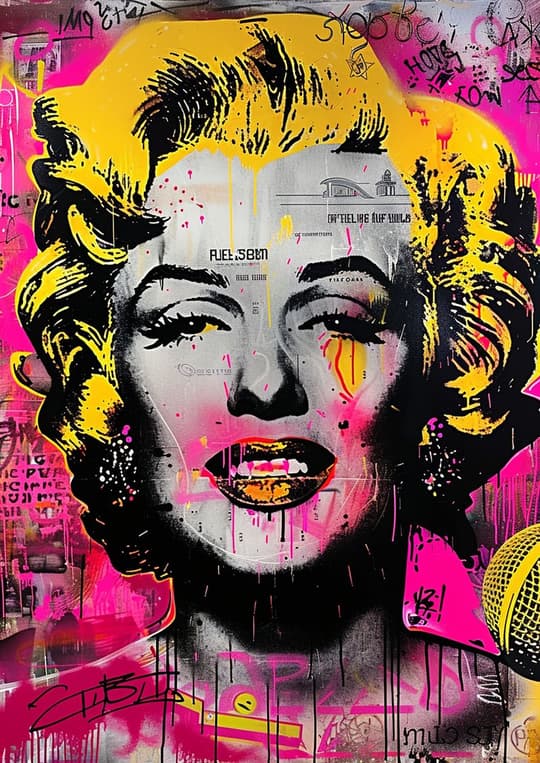 Marilyn Pop Art Icon