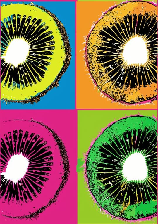 Kiwi Pop Art Series