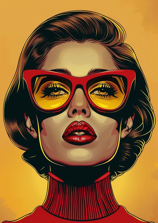 Retro Chic Portrait