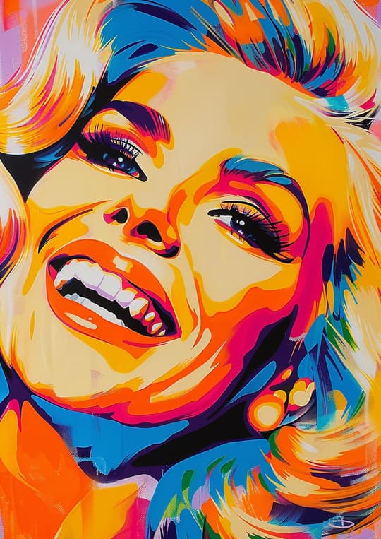 Radiant Pop Portrait