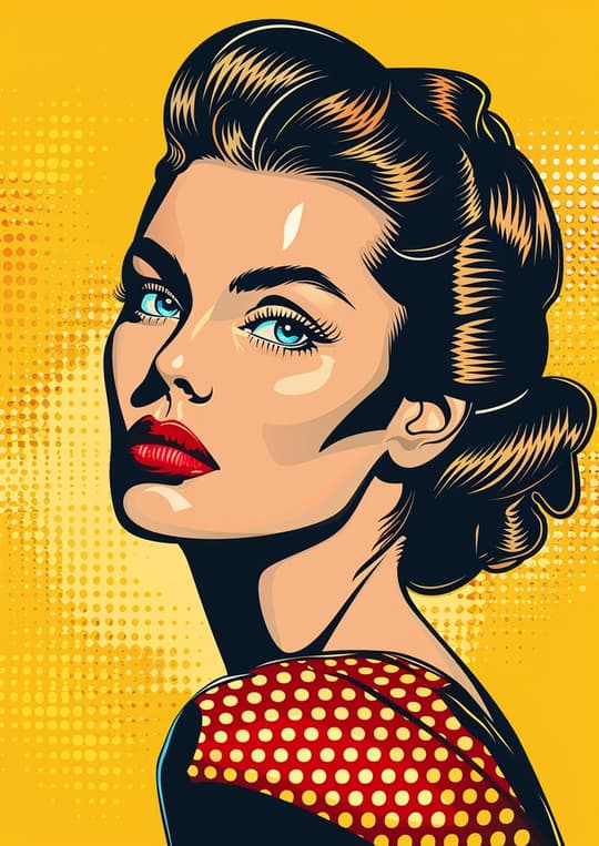Retro Glamour Portrait