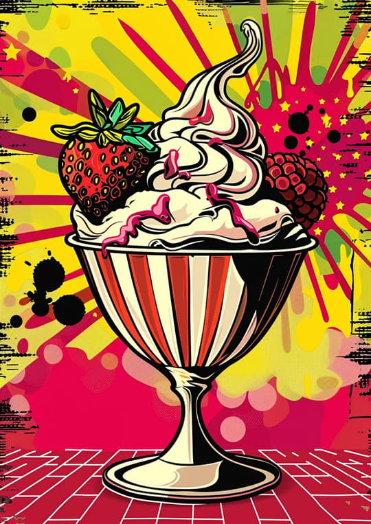 Pop Art Sundae Explosion