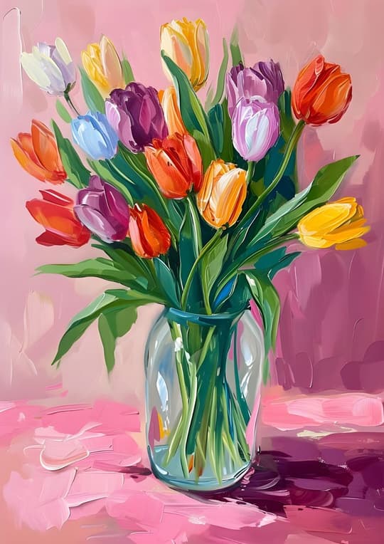Vibrant Tulip Bouquet