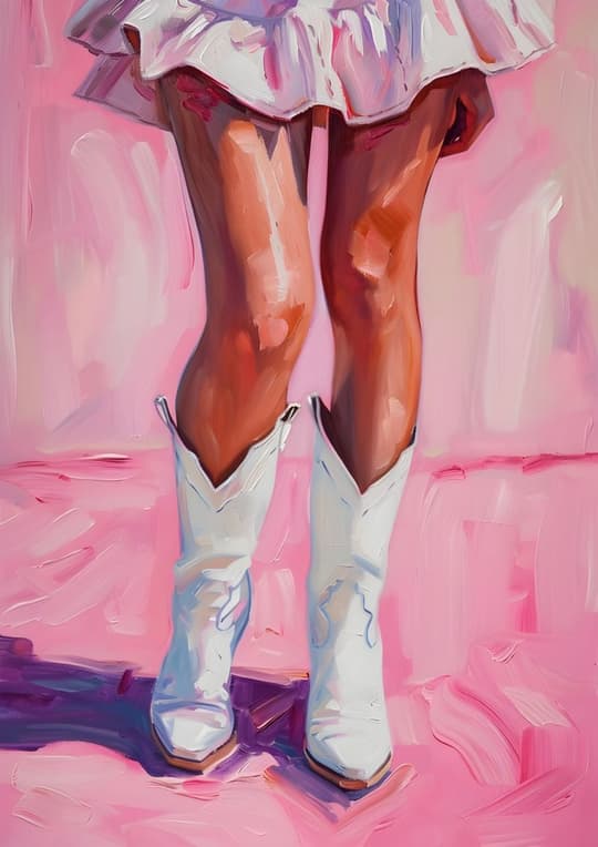 Ballet Legs in Pink