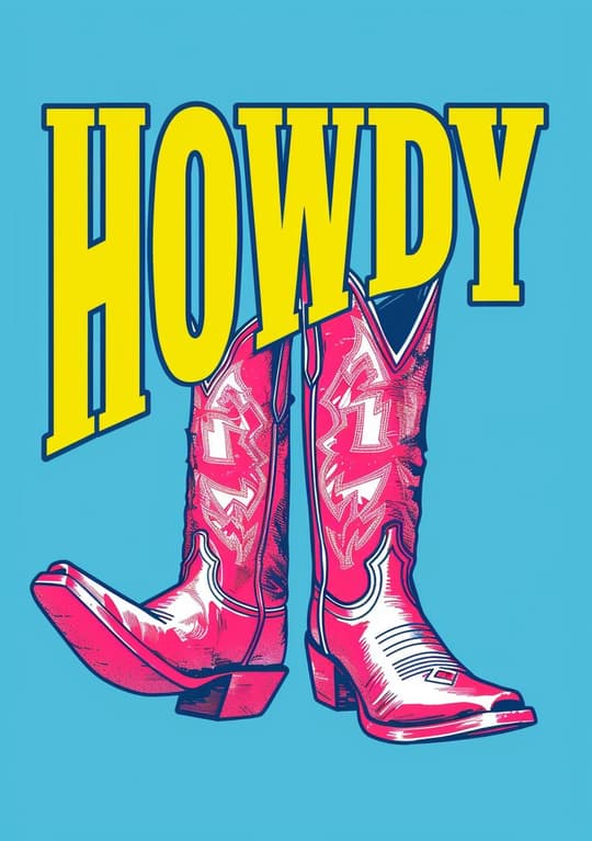 Howdy Cowboy Boots
