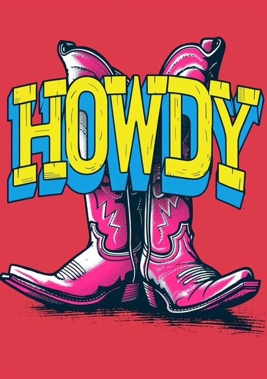 Howdy Cowboy Boots