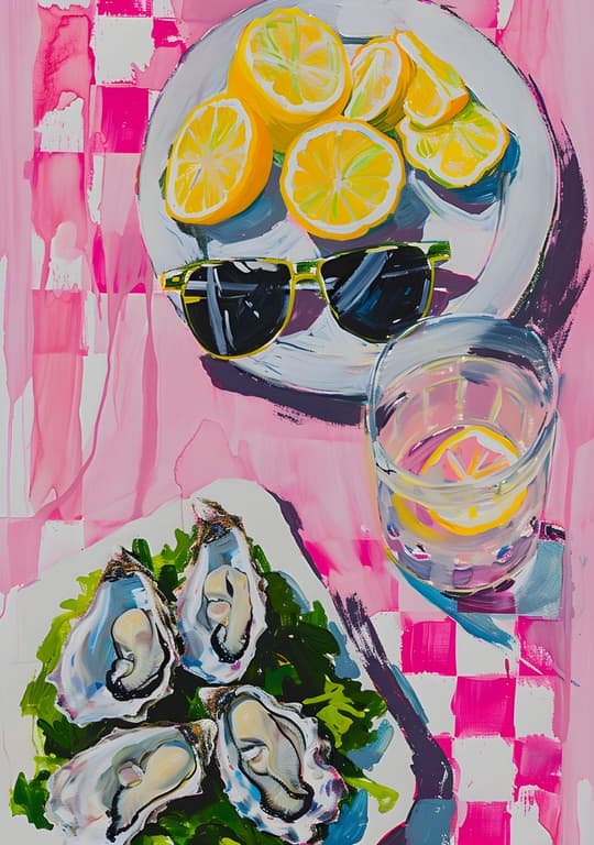 Summer Vibes Lemon & Oysters