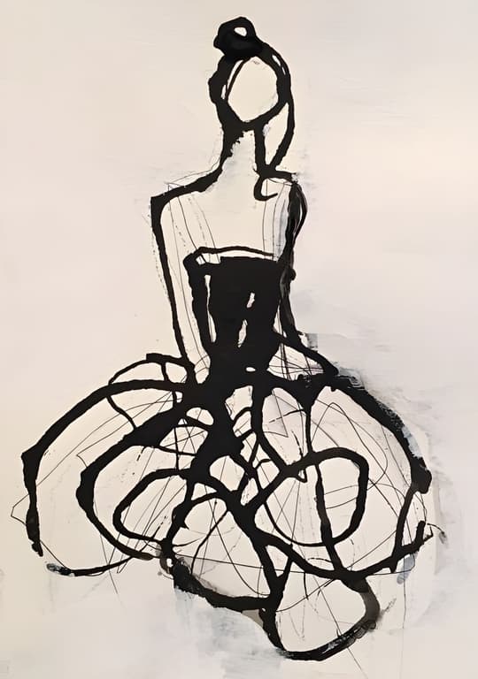 Gestural Figure in Motion