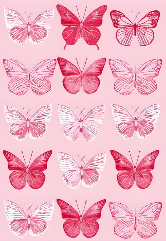 Pink Butterfly Collection