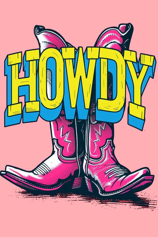 Howdy Cowboy Boots
