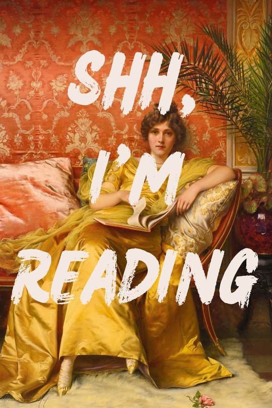 Woman in Yellow Reading