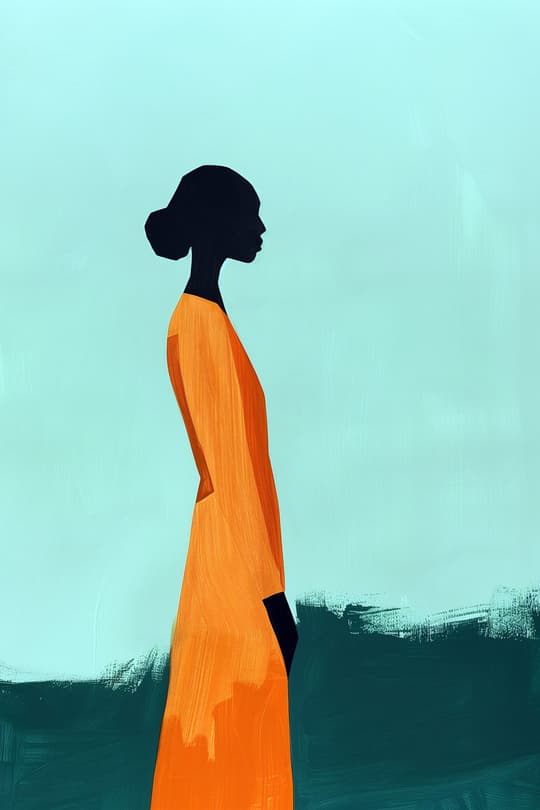 Woman in Orange