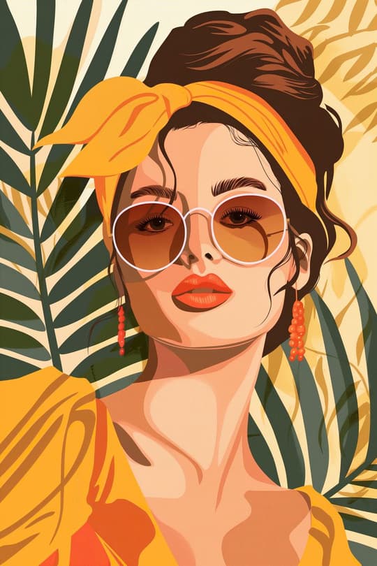 Tropical Vibes Portrait