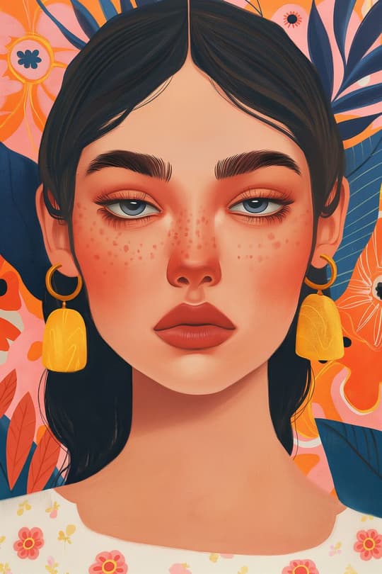 Garden Bloom Portrait