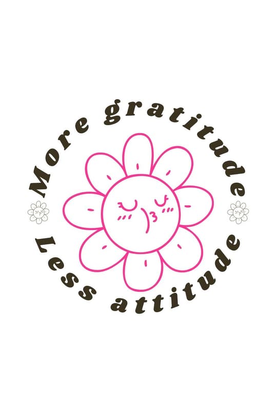 More Gratitude Less Attitude