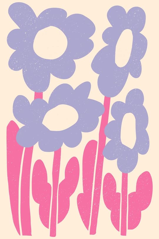 Abstract Wildflowers