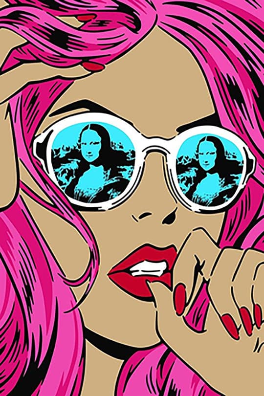 Pop Art Glamour Portrait