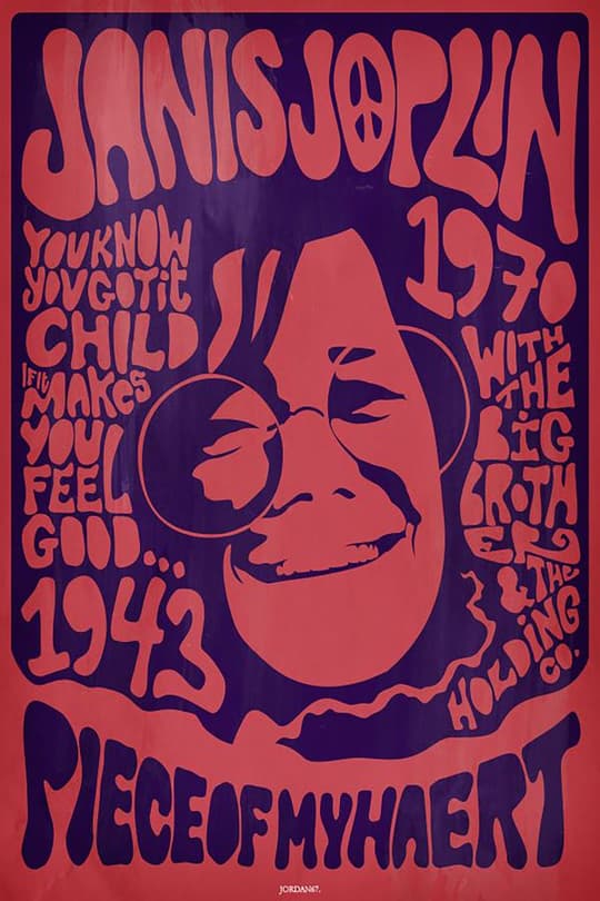 Janis Joplin 1970 Concert Poster