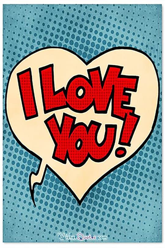 I Love You Pop Art Heart
