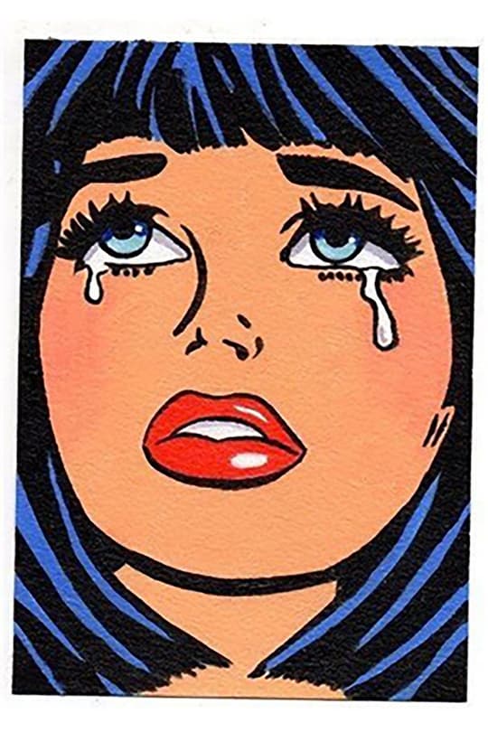 Crying Woman Portrait