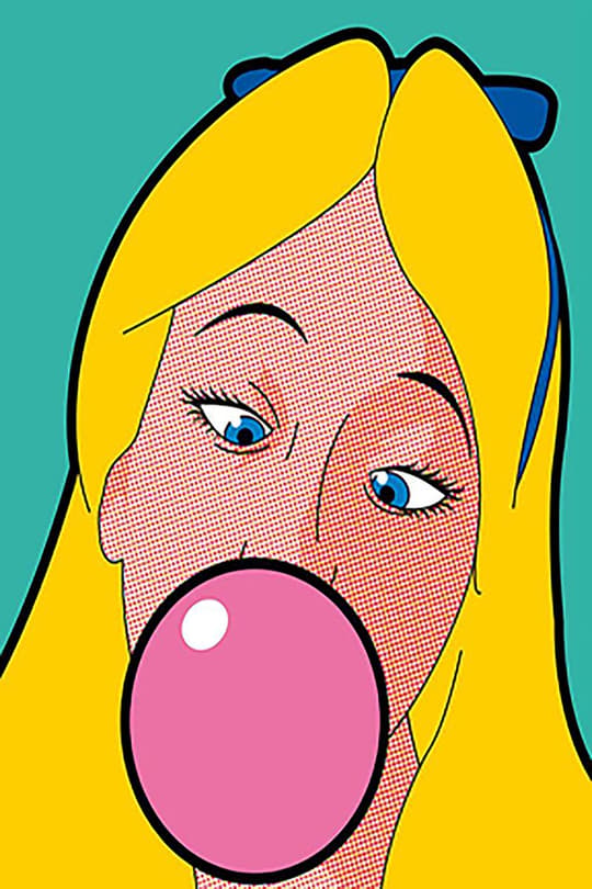 Pop Art Woman Portrait