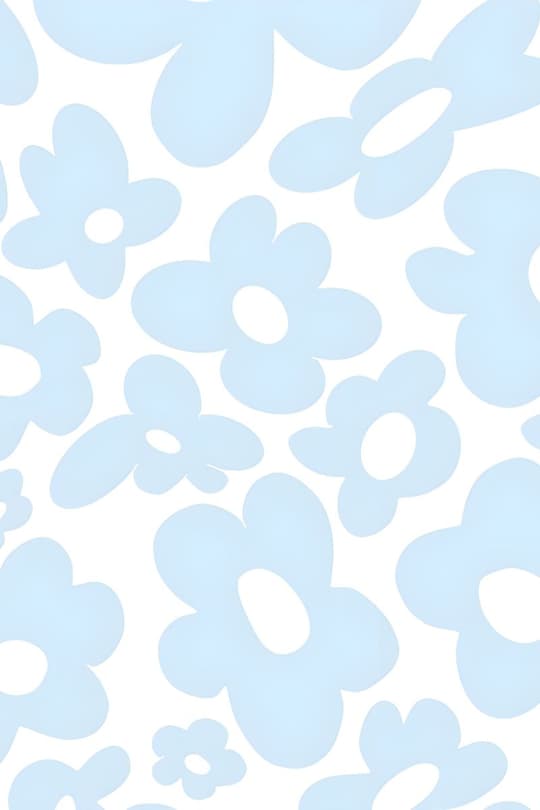 Blue Daisy Pattern