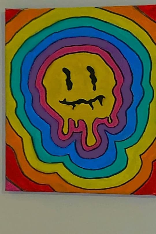 Psychedelic Melting Smile