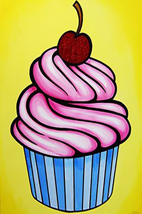 Cherry Cupcake Pop
