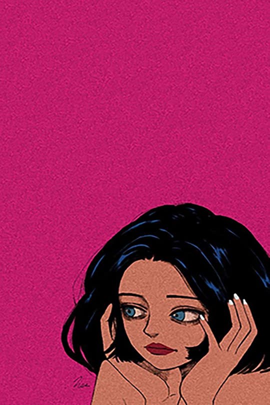Contemplation in Magenta