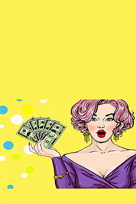 Wealthy Woman with Money