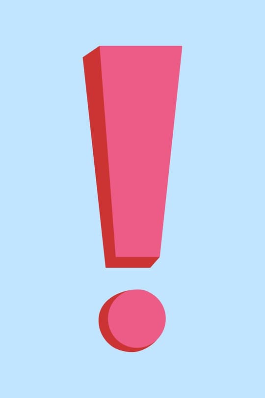 Bold Exclamation Mark