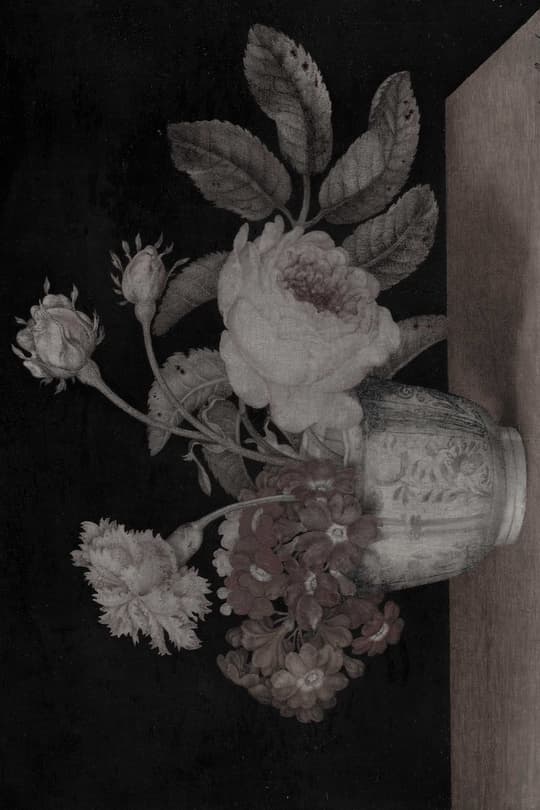 Roses in an Ornate Vase
